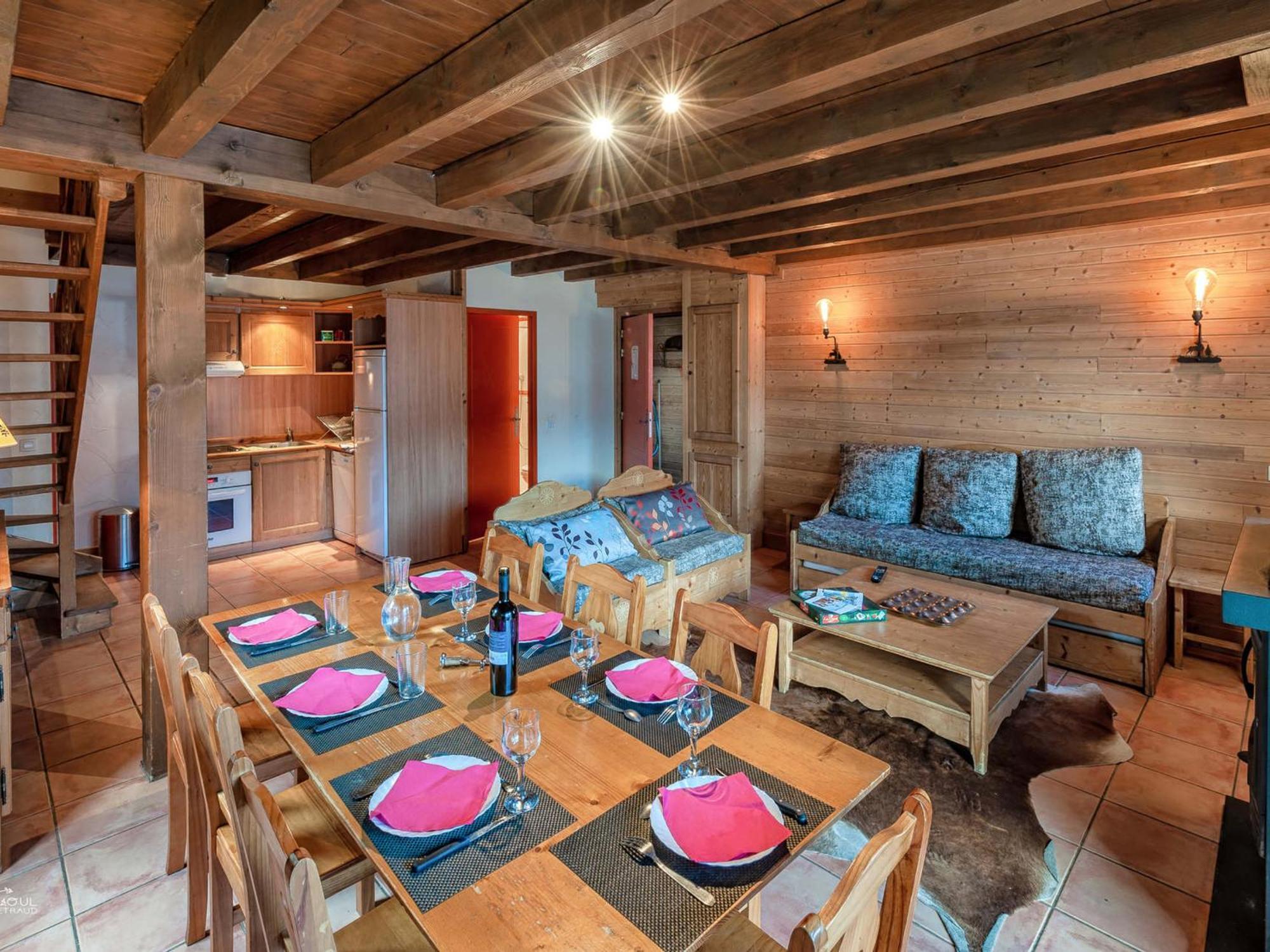 Chalet En Bois Avec 3 Chambres A Pra Loup - Fr-1-165A-47 Uvernet-Fours Buitenkant foto