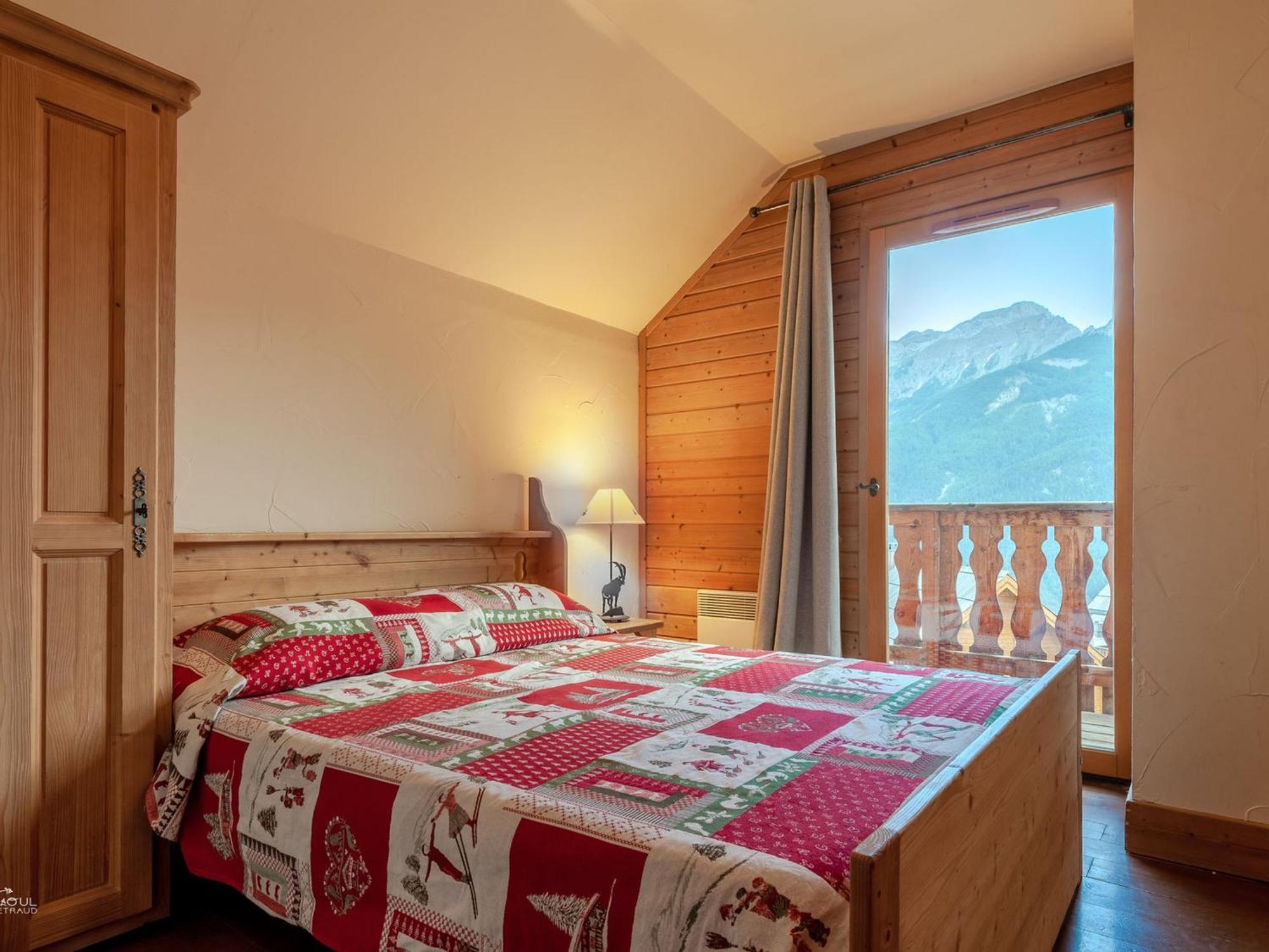 Chalet En Bois Avec 3 Chambres A Pra Loup - Fr-1-165A-47 Uvernet-Fours Buitenkant foto